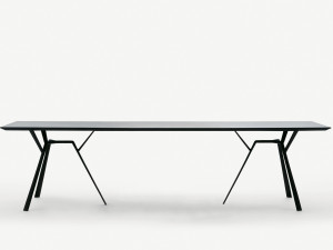 Алюминиевый прямоугольный садовый стол