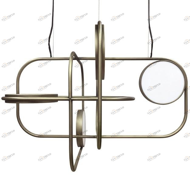 Natuzzi Металлический светодиодный подвесной светильник Circle sun-id-1509920