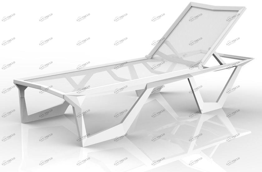 VONDOM Садовый лежак из полипропилена Voxel sun-id-1409192