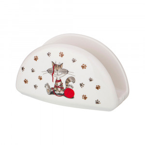 359-672 Посуда фарфоровая САЛФЕТНИЦА "ВЕСЕЛЫЕ ДРУЗЬЯ" 1000 мл Lefard