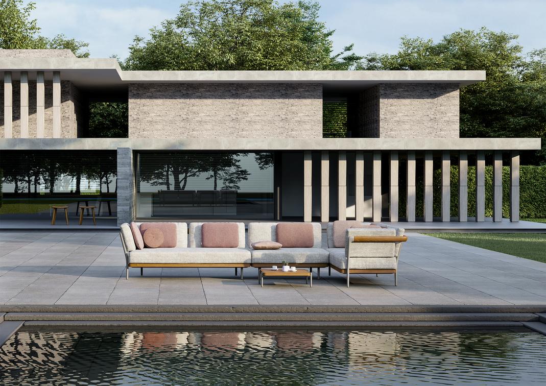 MNST1210 Concept 1 teak nero черный Manutti Flex - Вид №5