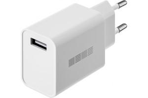 19003398 Зарядное устройство от сети NEW RT:1USB ток 2A, белый 73007 Interstep
