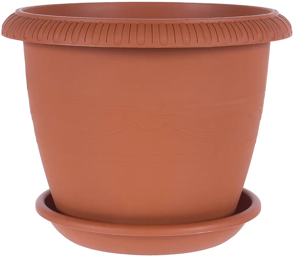 ТЕК.А.ТЕК Горшок Le Jardin для крупных растений в терракотовом цвете 11952568