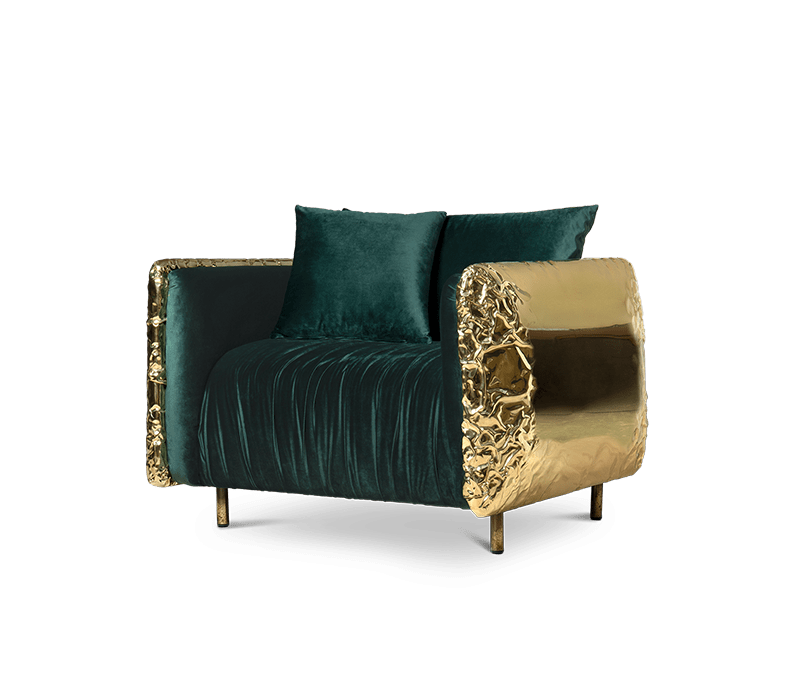 0-100 Несовершенное зеленое кресло Boca Do Lobo  - Вид №9