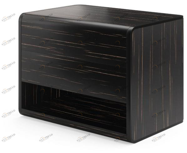 PRADDY Квадратная тумбочка из дерева с ящиками Arc Tr007