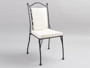 Штабелируемый садовый стул из нержавеющей стали