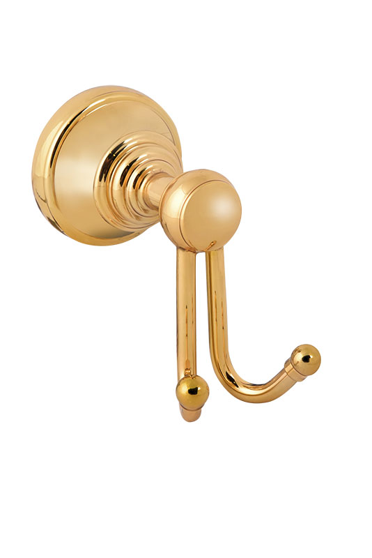 140110008a Вешалка Luna двойная золотая Eca  - Вид №1