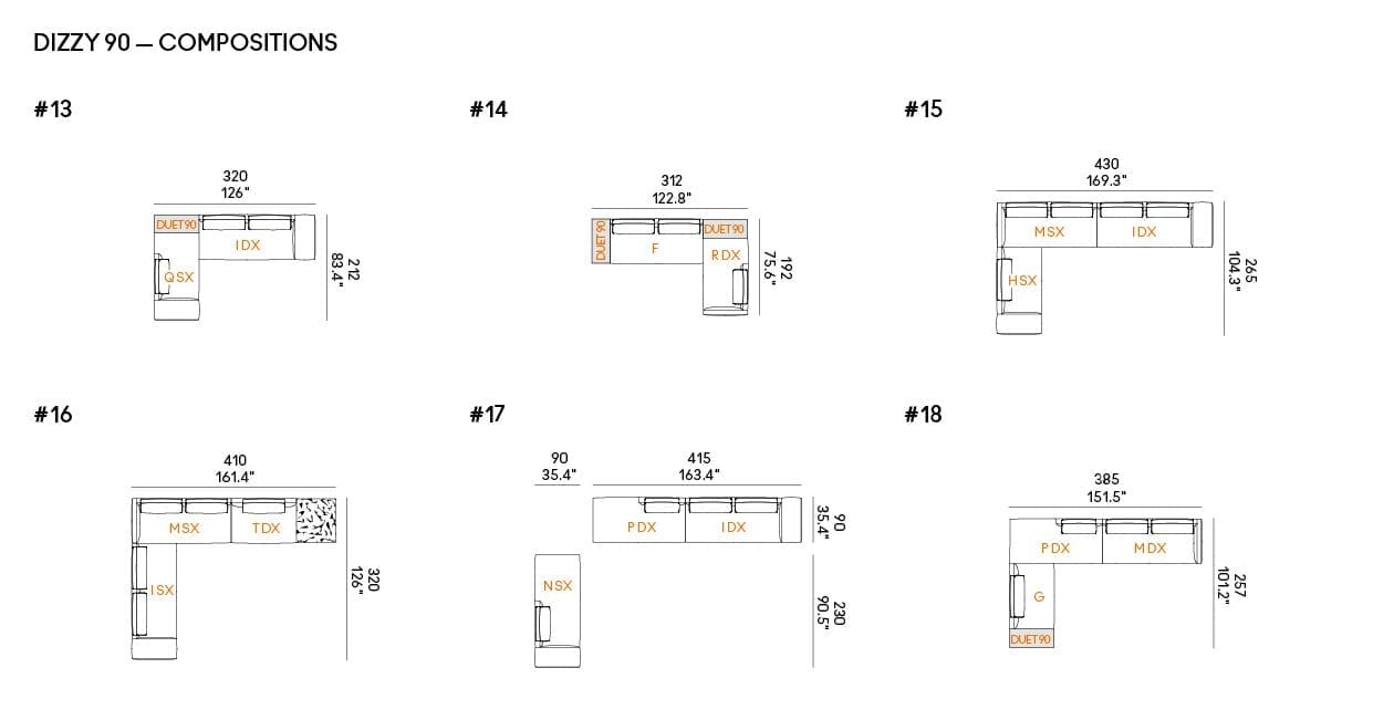 Секционный кожаный диван Casamania & Horm Dizzy ARCH-00010101 - Вид №9