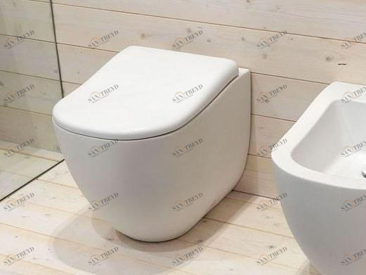 Подвесной унитаз настенный Белый Ceramica Cielo FLUID Италия sun-id-1418495