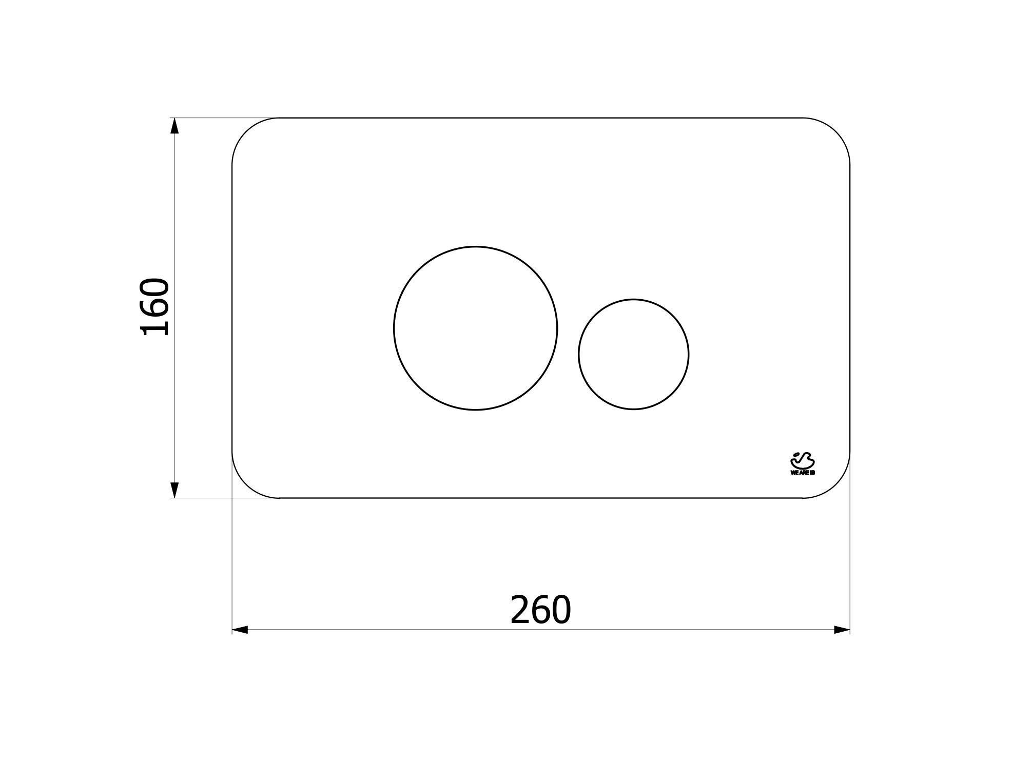 Панель управления для унитаза IB Привет ARCH-00118192 - Вид №2