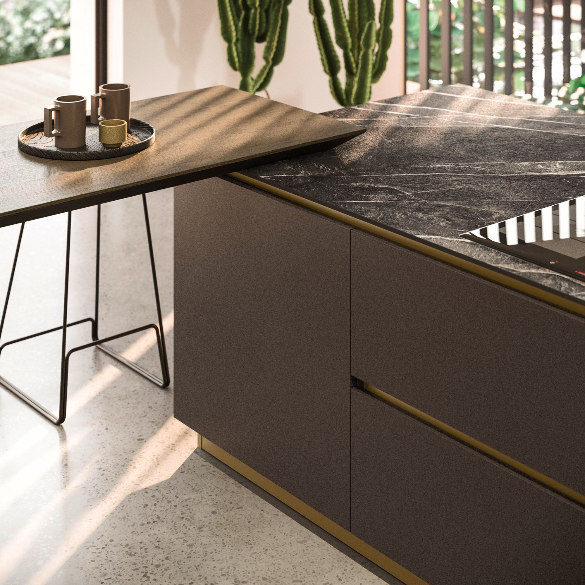 Встроенная кухня с островом Arrital Ak_Project ARCH-00061127 - Вид №4