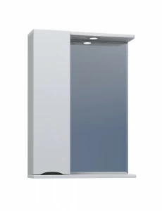 Зеркало Minor 500 лев.500⨉150⨉700 мм белый