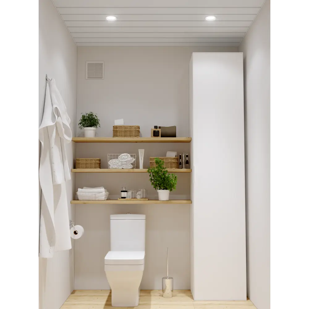 ARTENS Алюминиевый реечный потолок 1.6x1.0 м белый матовый 82902186 STLM-0037726