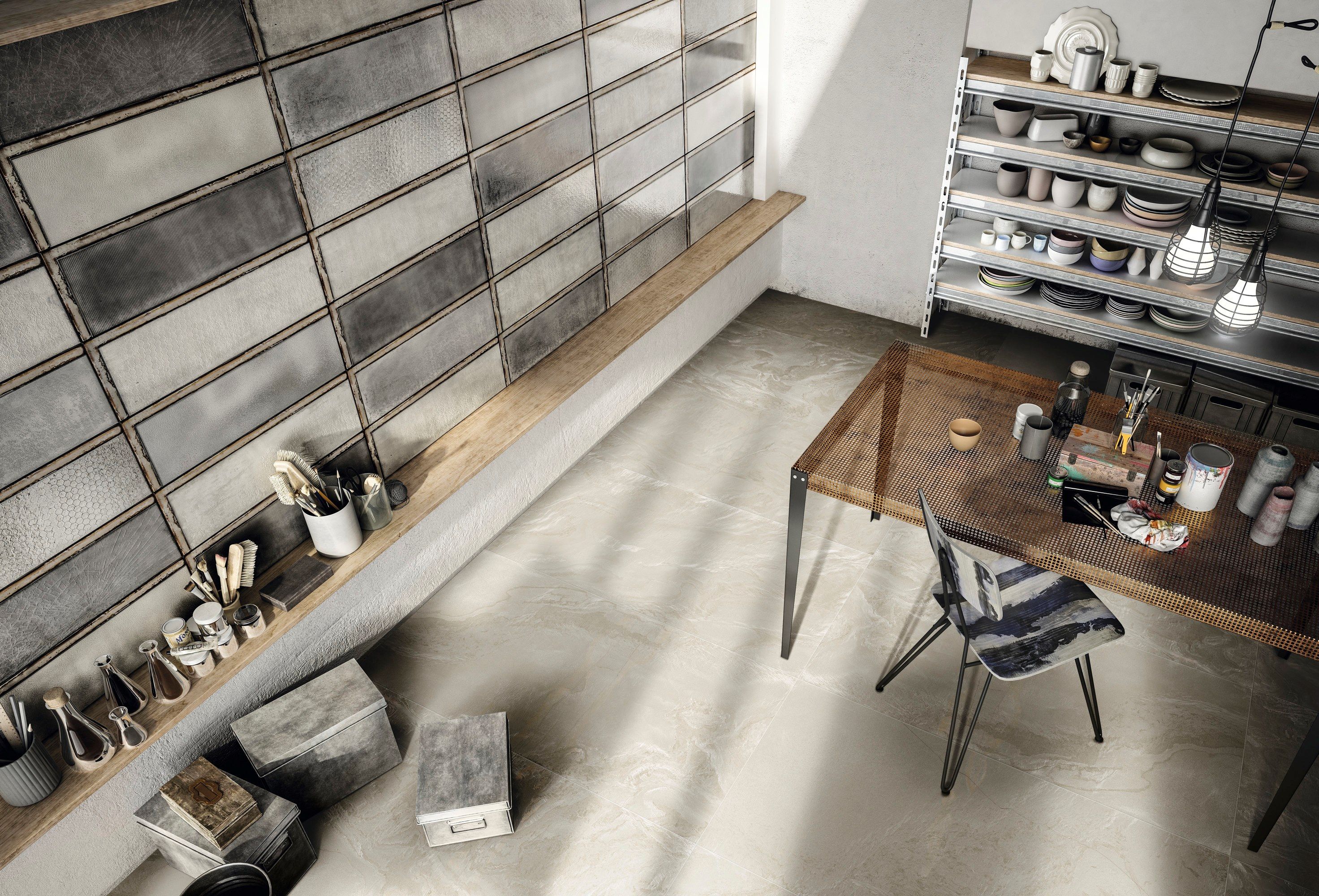 Внутренняя отделка керамогранита с металлическим эффектом IRIS Ceramica Diesel Living ARCH-00104263 - Вид №5