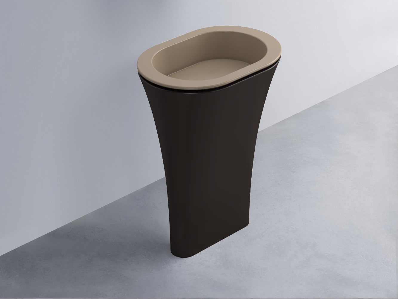 AMLA65-AN+AMPILO-AN+AMCOLO-LV Раковина Amedeo Ovale отдельностоящая cielo Enjoy + Amedeo Ceramica Cielo