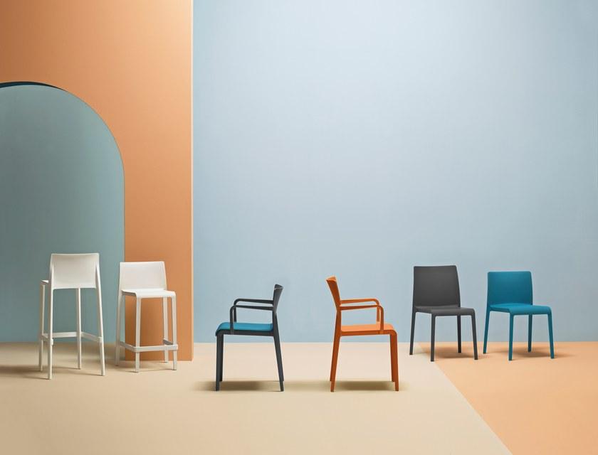 Pedrali Штабелируемый табурет из полипропилена Volt 678 - Вид №8