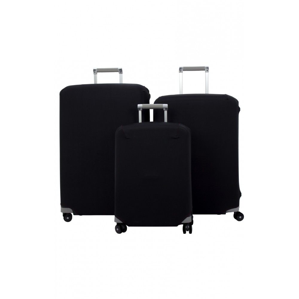 SP240 Black-M/L Чехол для чемодана средний Black M/L Routemark SP240  - Вид №4