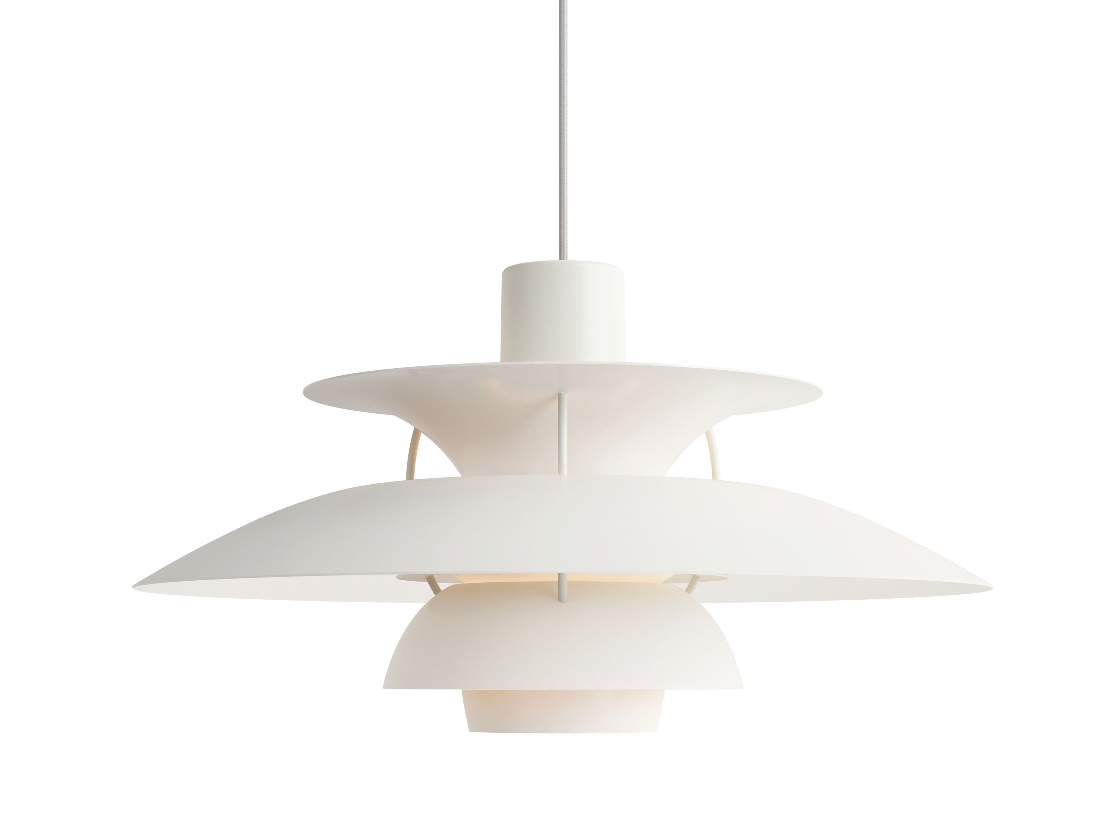 Подвесной светильник In Stock LOUIS POULSEN - PH 5 MONOCHROME WHITE ARCH-00090873