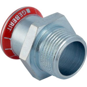 21727 Переходник Geberit Mapress из углеродистой стали, с наружной резьбой Geberit