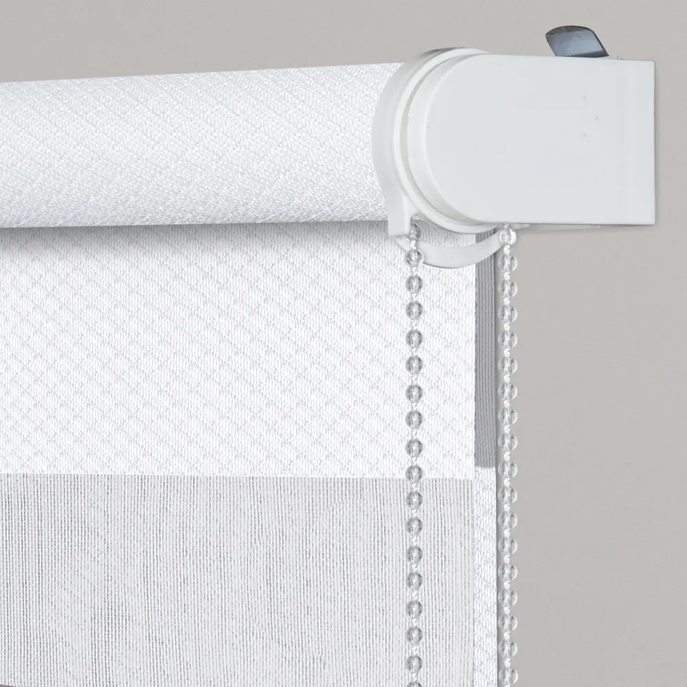 Штора рулонная день-ночь Сиберия 180x175 см белая MIAMOZA Промо 2025 STLM-2105751 - Вид №2