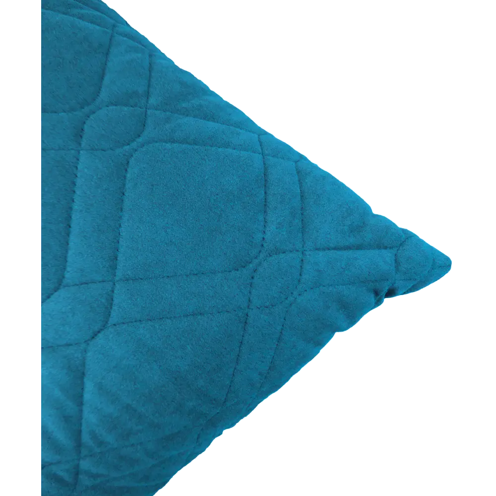 Подушка декоративная 43x43 см замша бирюза 83022399 STLM-2078999 LINEN WAY  - Вид №2