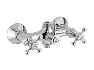 Хромированный латунный настенный смеситель для ванны