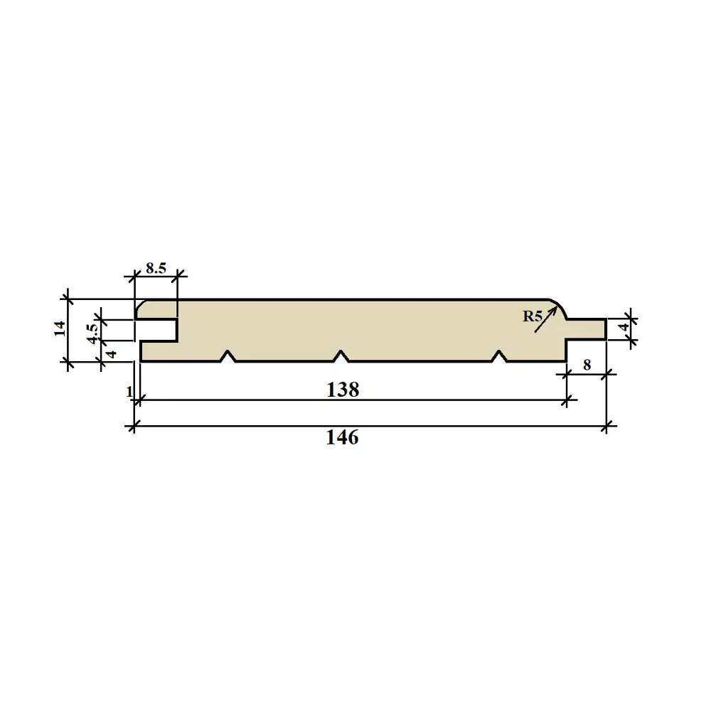 Santreyd Вагонка штиль из массива хвои для эстетичной отделки 82607473 STLM-0031383 - Вид №7