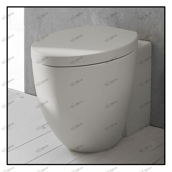 LGVAPM Приставной унитаз напольный Серый Ceramica Cielo Le Giare Италия