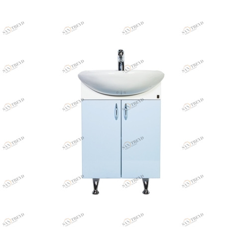 Тумба напольная Роса 60 см, цвет голубой Орех ORANGE sun-id-1517206