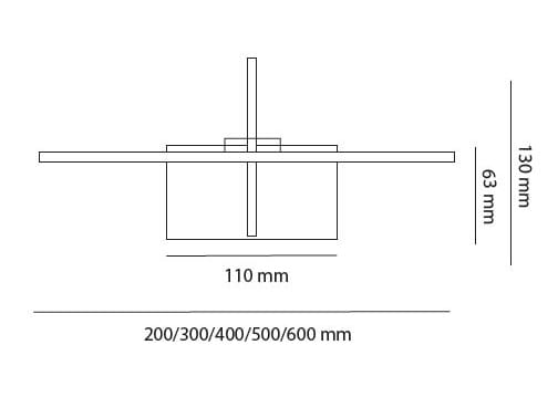 Металлический светодиодный настенный светильник TEKNI-LED Tableau ARCH-00089397 - Вид №2