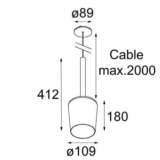 Металлический подвесной светильник Modular Lighting Instruments Тюльпан ARCH-00147856 - Вид №5