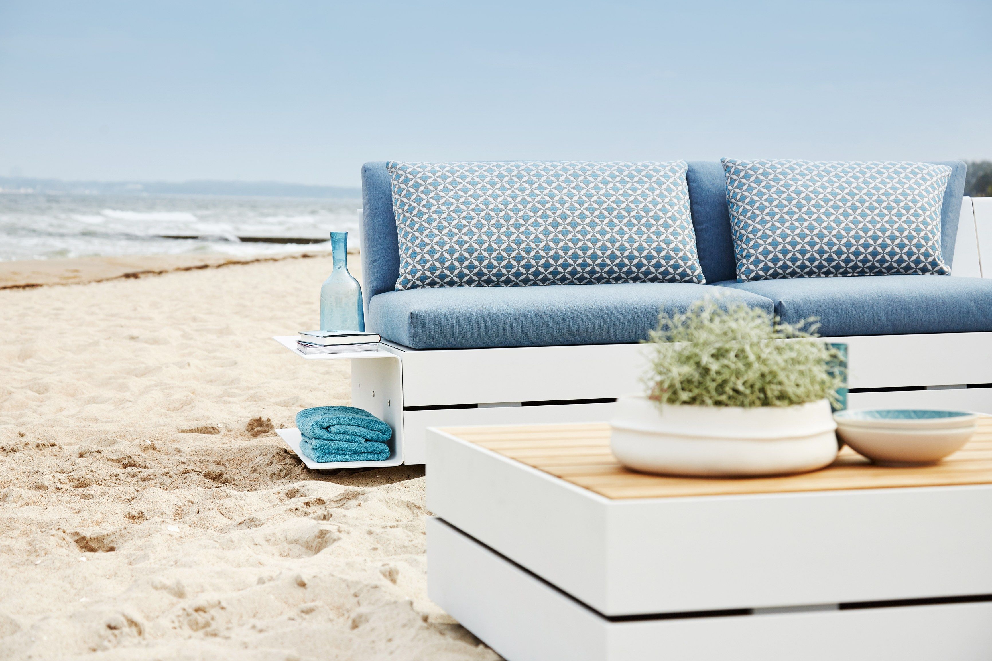 Угловой садовый диван из ткани solpuri Boxx ARCH-00050179 - Вид №4