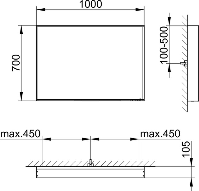 33096ZZ3500 Зеркало с подсветкой KEUCO Plan - Вид №11