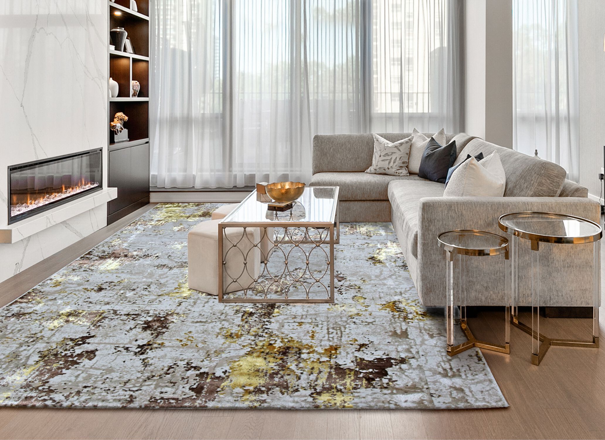 Прямоугольный ковер с рисунком Ademi Essential ARCH-00111920 - Вид №1