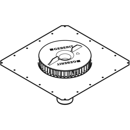 GEBERIT 359.346.00.1 Воронка Geberit Pluvia с соединительным фартуком  - Вид №1