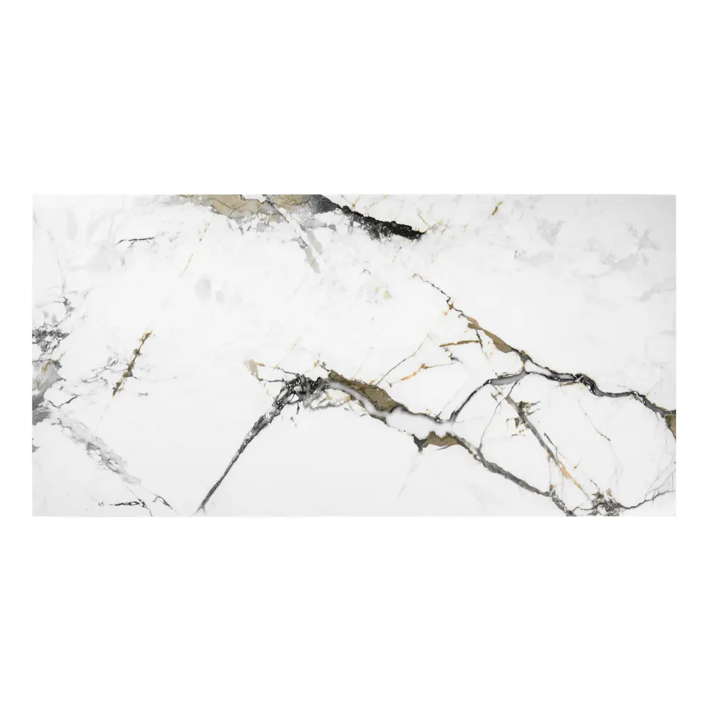 Глазурованный керамогранит Аксима Тасос 60x120 см 1.44 м² матовый цвет белый AXIMA THASOS STLM-2063980 - Вид №1