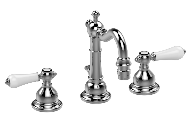 E-2561-LC1 Three-hole bidet mixer with manual pop-up waste GRAFF Adley