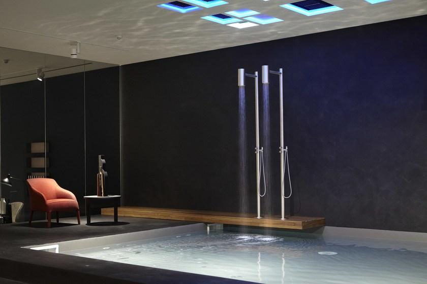 Antonio Lupi Design Напольная душевая стойка из нержавеющей стали с душевой лейкой Shawà Antoniolupi sun-id-1449210 - Вид №13