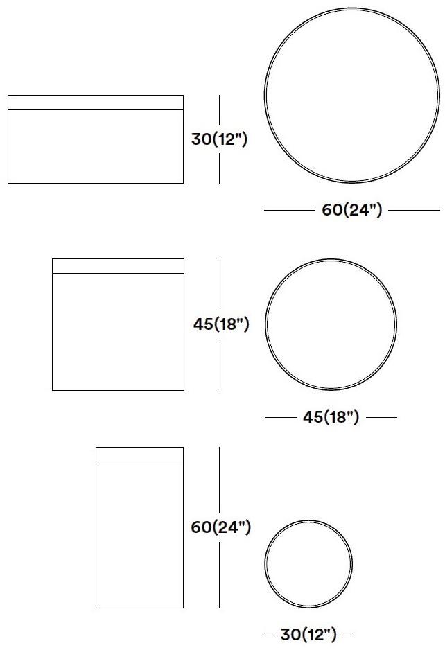 Tirolo Круглый журнальный столик из массива дерева Oslo 086 - Вид №3