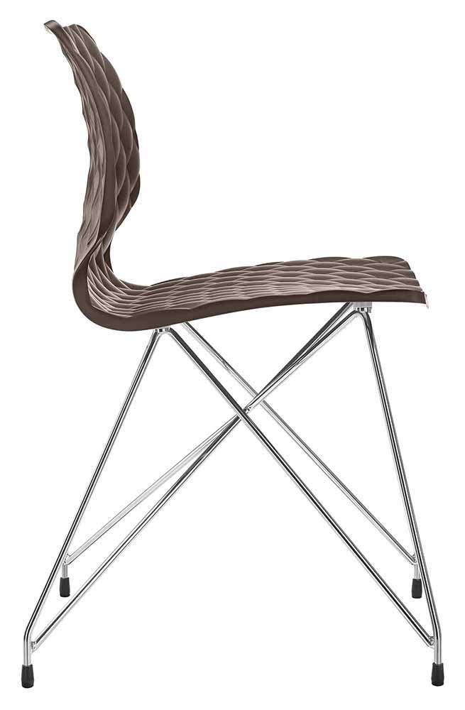 Uni 553 Стул с каркасом из стальной проволоки. Полипропиленовая оболочка. Et al. Uni