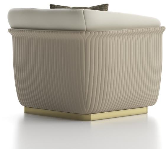 Capital Collection Кресло с обивкой из ткани с подлокотниками Allure sun-id-1494074 - Вид №1