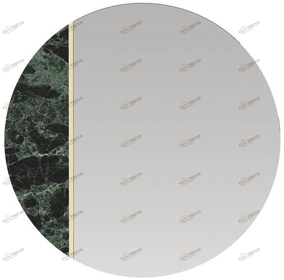 Laskasas Круглое настенное зеркало для прихожей  Lk6215 