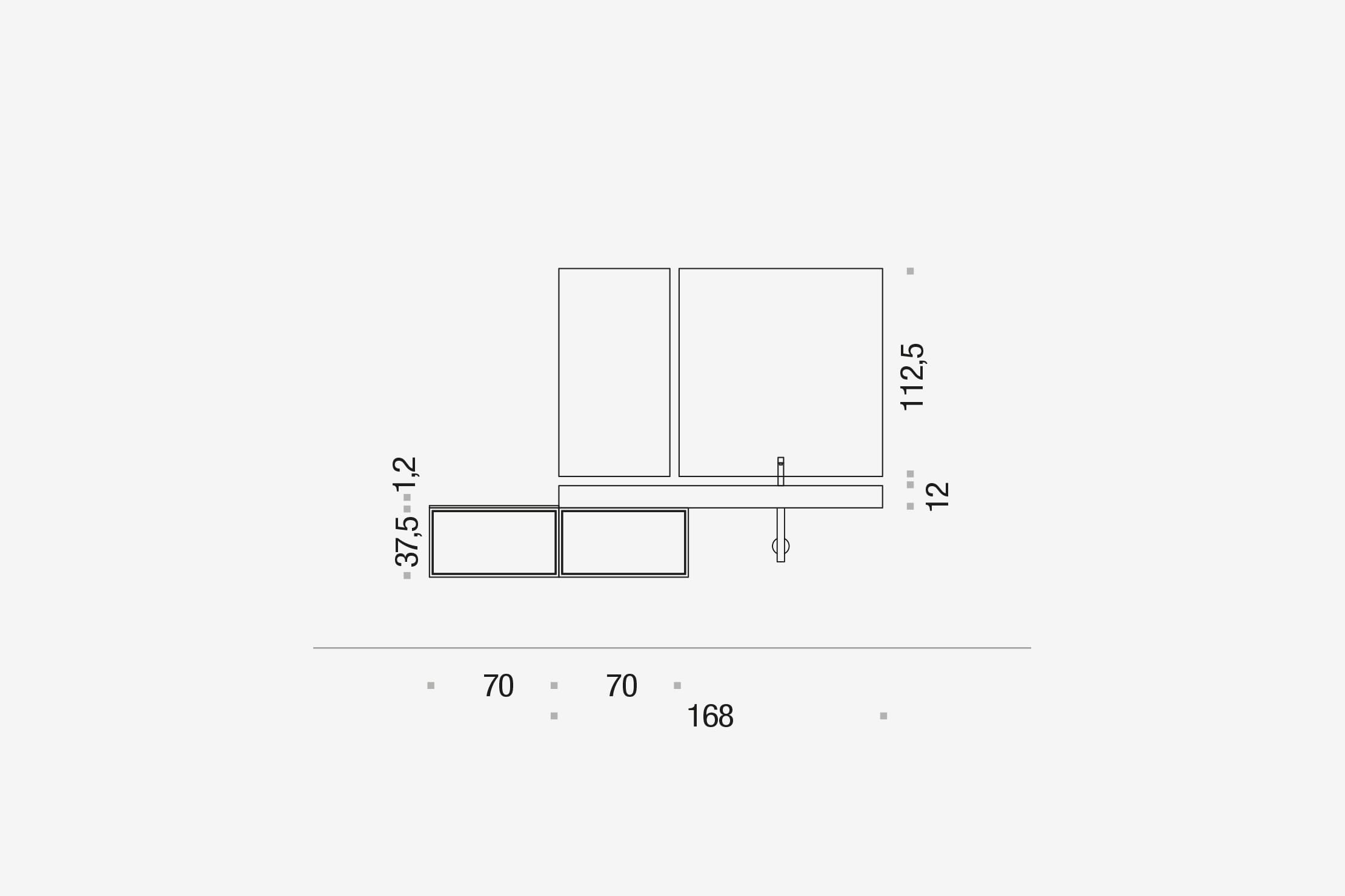 Комплект мебели 09 Arcom Vanity STARC179 - Вид №3