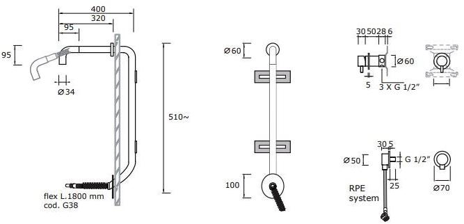 MINA Смеситель для кухни / смесителя для раковины из нержавеющей стали Must 9696 - Вид №11