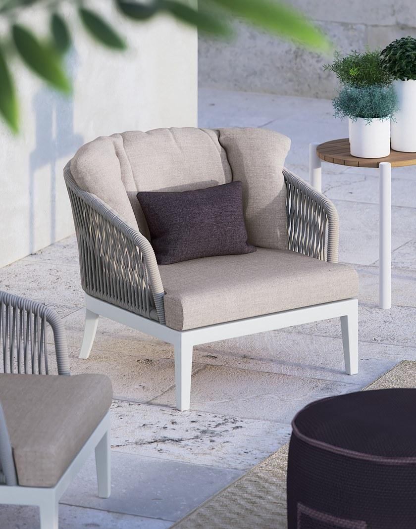 Atmosphera Садовое кресло с подлокотниками из веревки и ткани Dream 2.0 Dr.pl - Вид №2