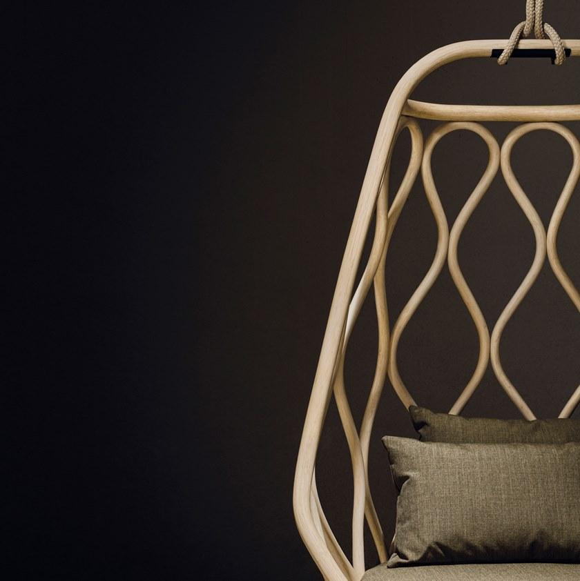 EXPORMIM Подвесное кресло-качалка из ротанга Nautica T061 - Вид №2