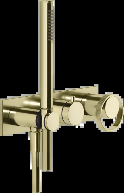 Смеситель для душа 63343 710 Gessi Anello ЛАТУНЬ PVD