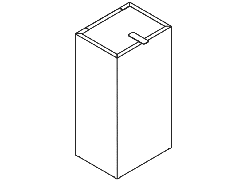 900.05.002XA корзина для бумаг HEWI System 900 - Вид №2
