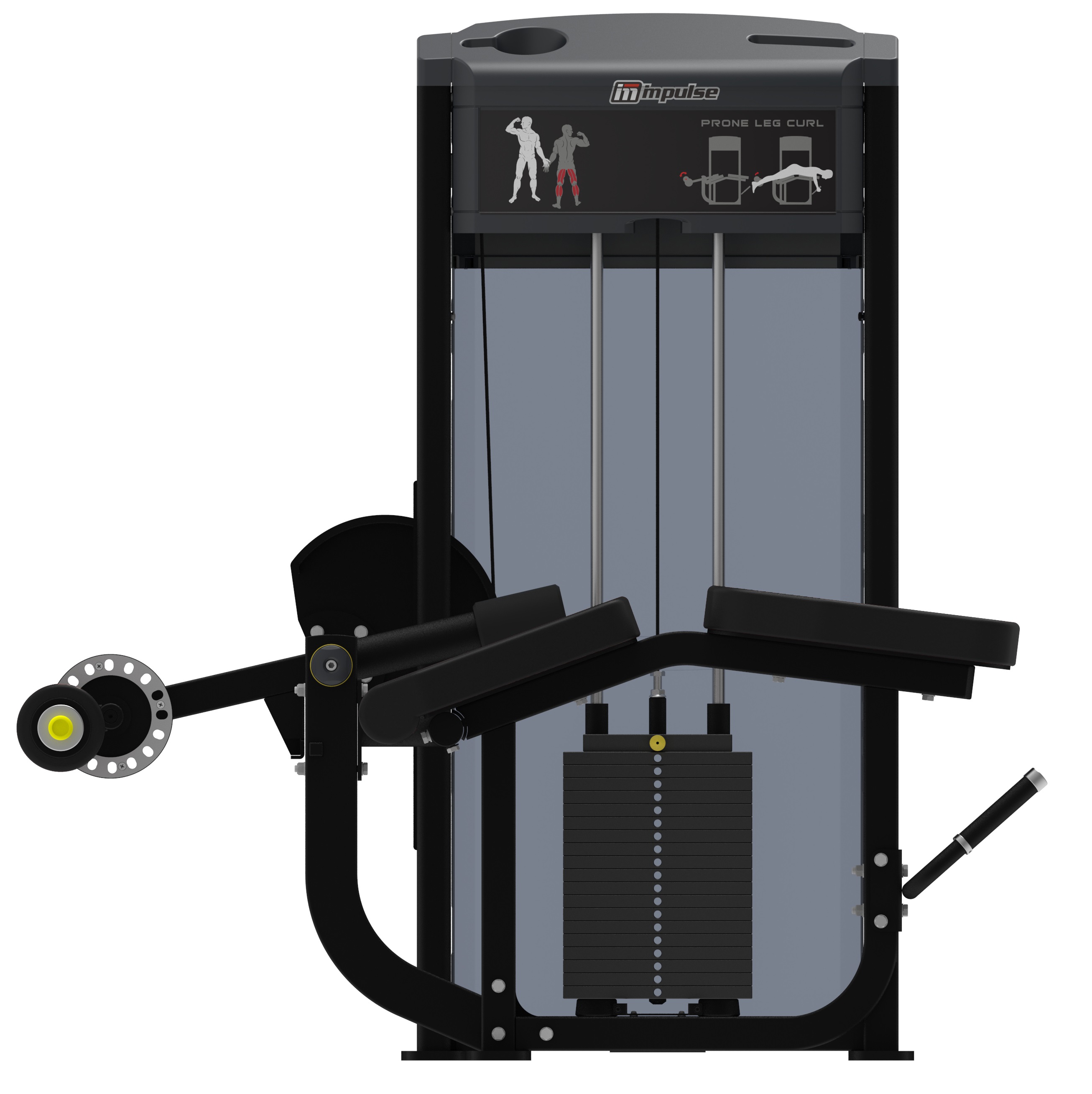 IF9321 Aerofit 21 сгибание ног лежа AeroFIT IF93  - Вид №1