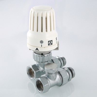 VT.046.N.04 Комплект терморегулируюшего оборудования для радиатора прямой Valtec 1/2"  - Вид №7